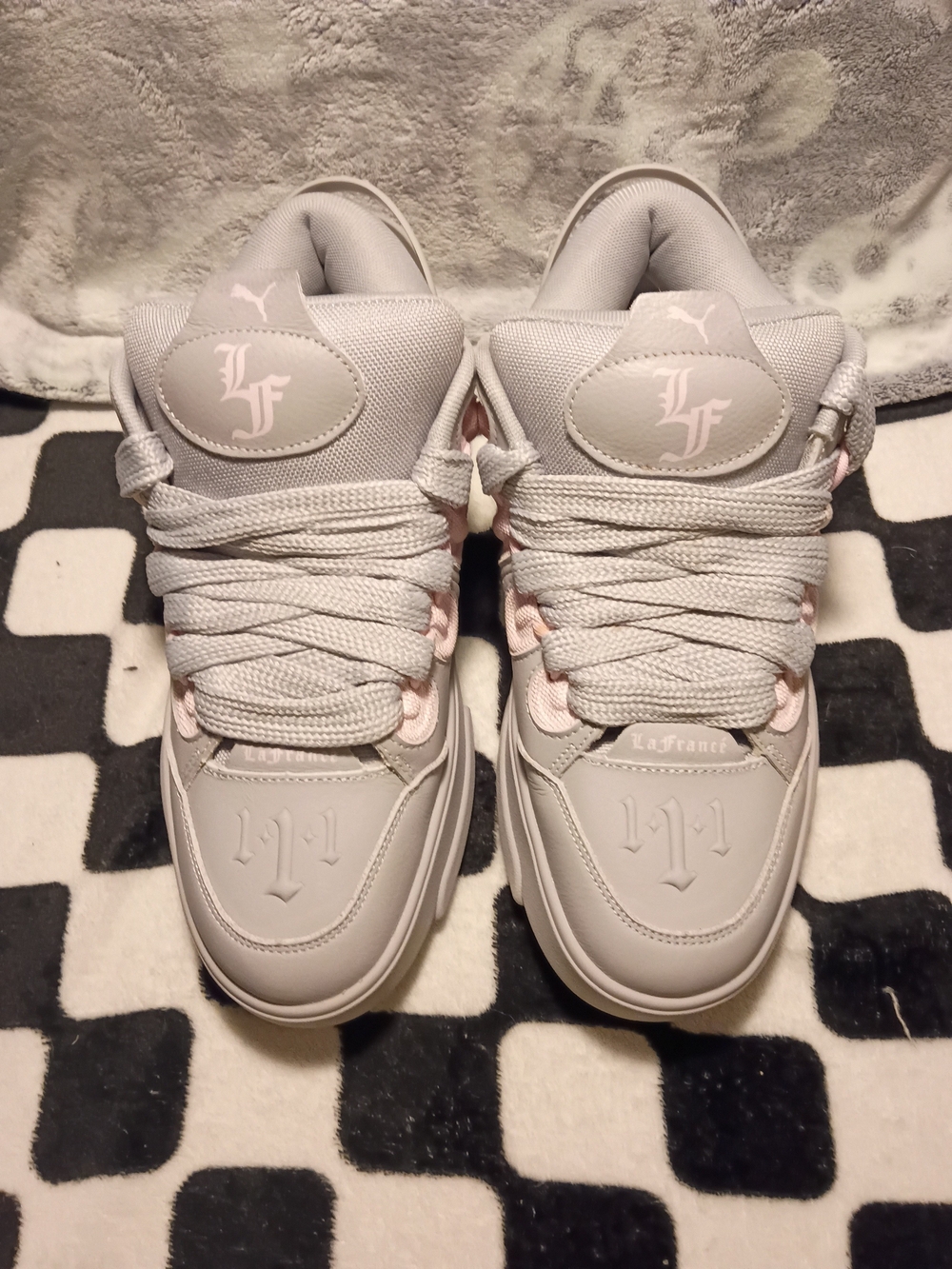 Puma x LaFrance Light Gray Low-Top Sneakers. Worn 1X